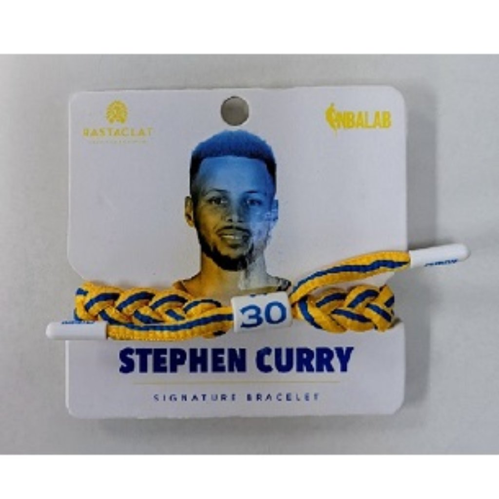 Stephen Curry - G.S.W. - Medium/Large Braided Wristband Bracelet -Nba